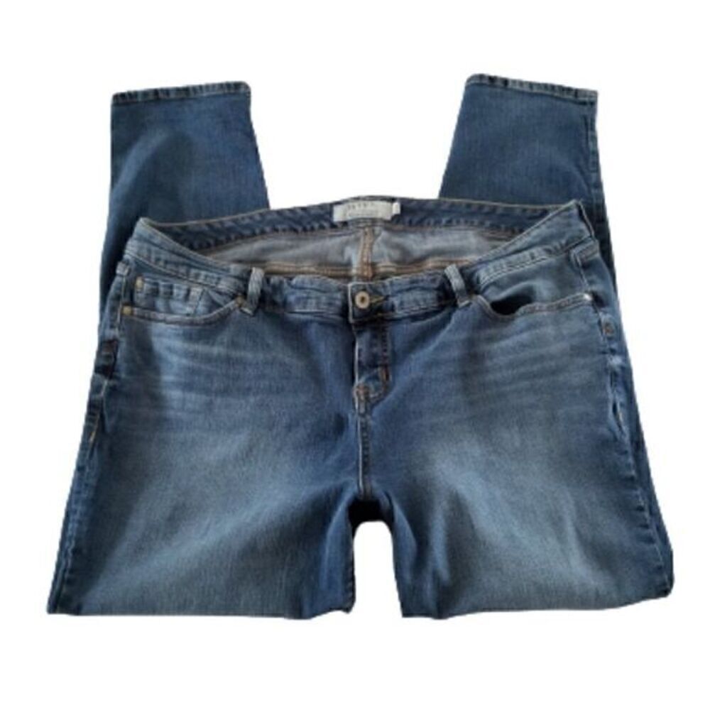 Torrid High Rise Skinny Stonewashed Jeans